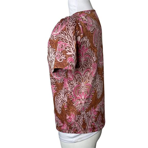 by Anthropologie Anthro Demeter paisley tee XS - Picture 3 of 9